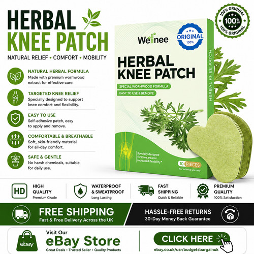 Wellknee pain relief patches - wellknee,